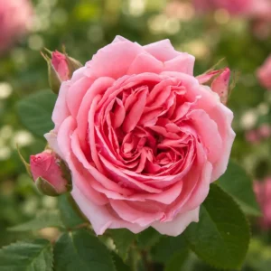 Trandafir Floribunda Kimono cu rădăcină liberă, anul 2, cu flori roz